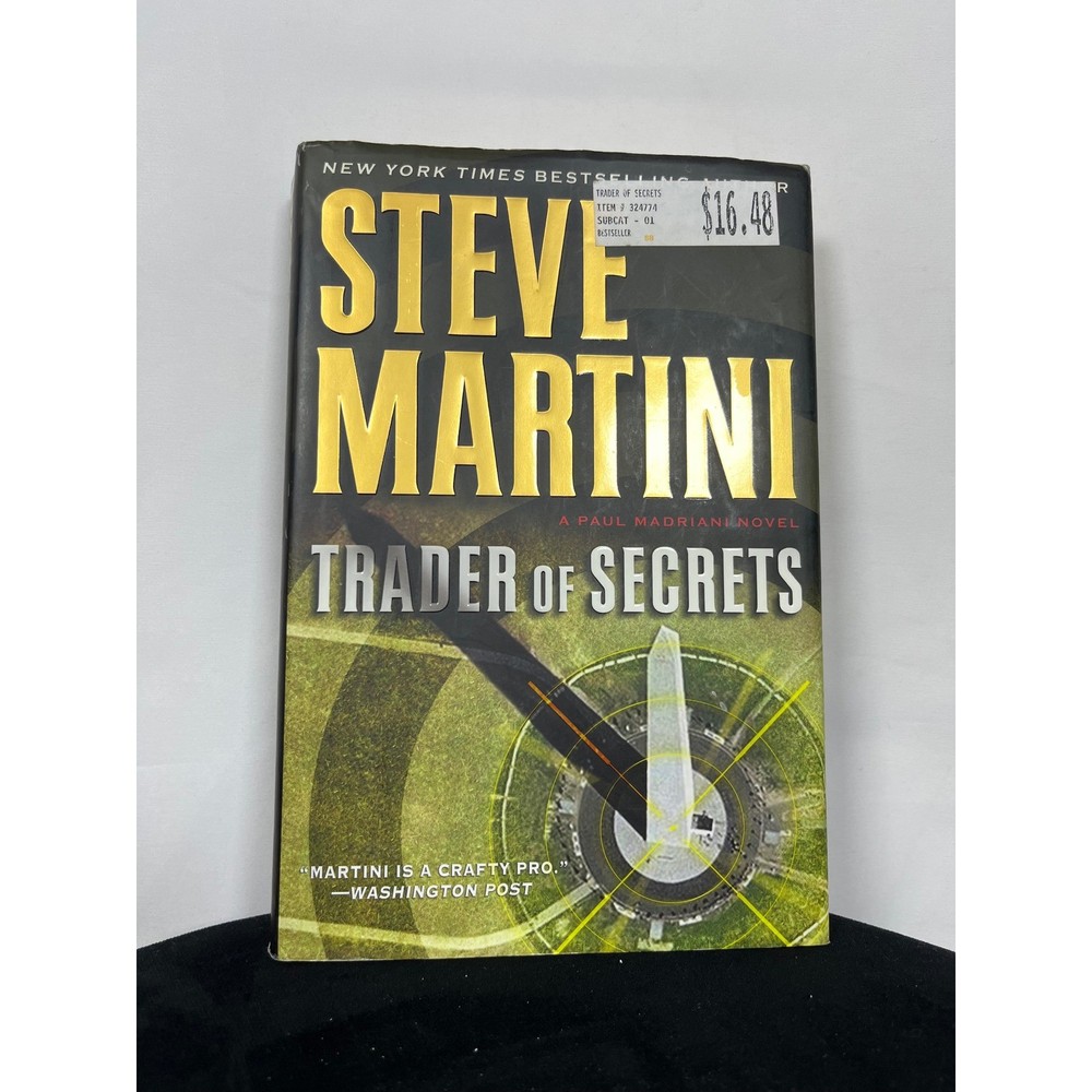 Trader of Secrets Steve Martini Paul Madriani Novel Hardcover Thriller 2011