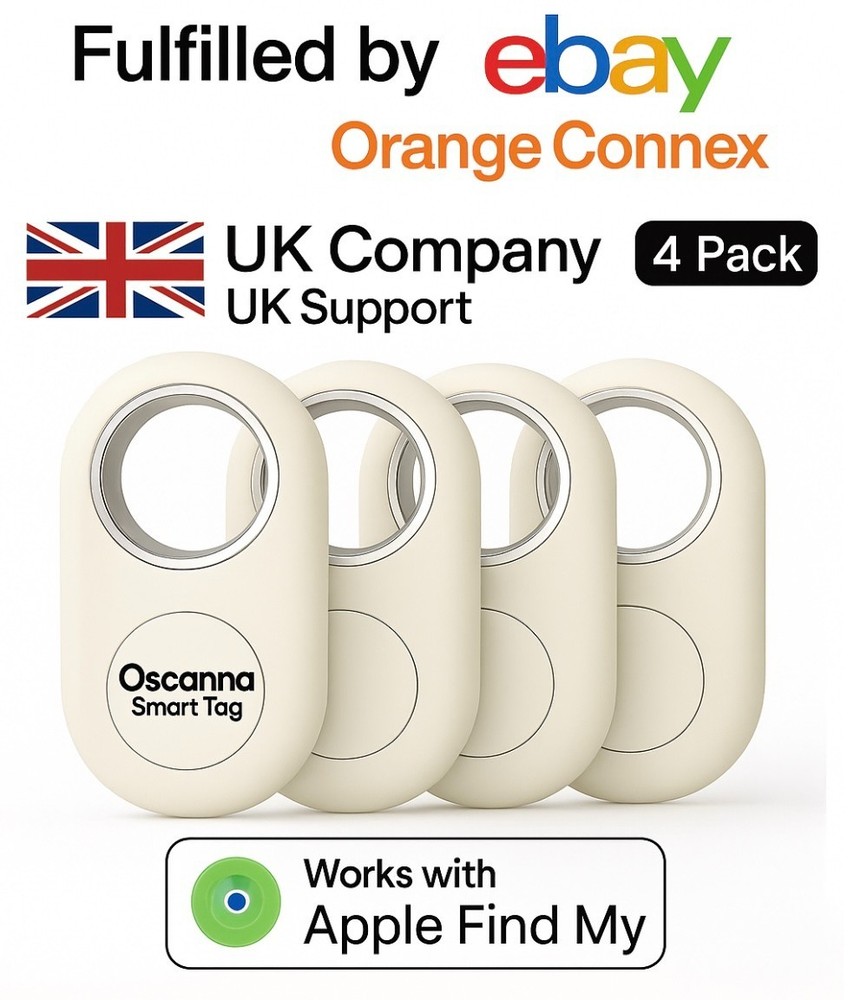 4 PCS x Air Tracker Tag with Apple Find My iOS Only For Apple Airtag METAL CASE