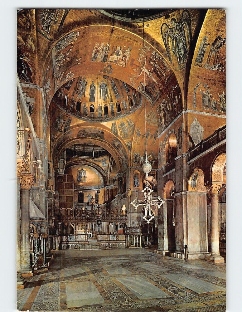 Postcard Basilica di San Marco Venice Italy