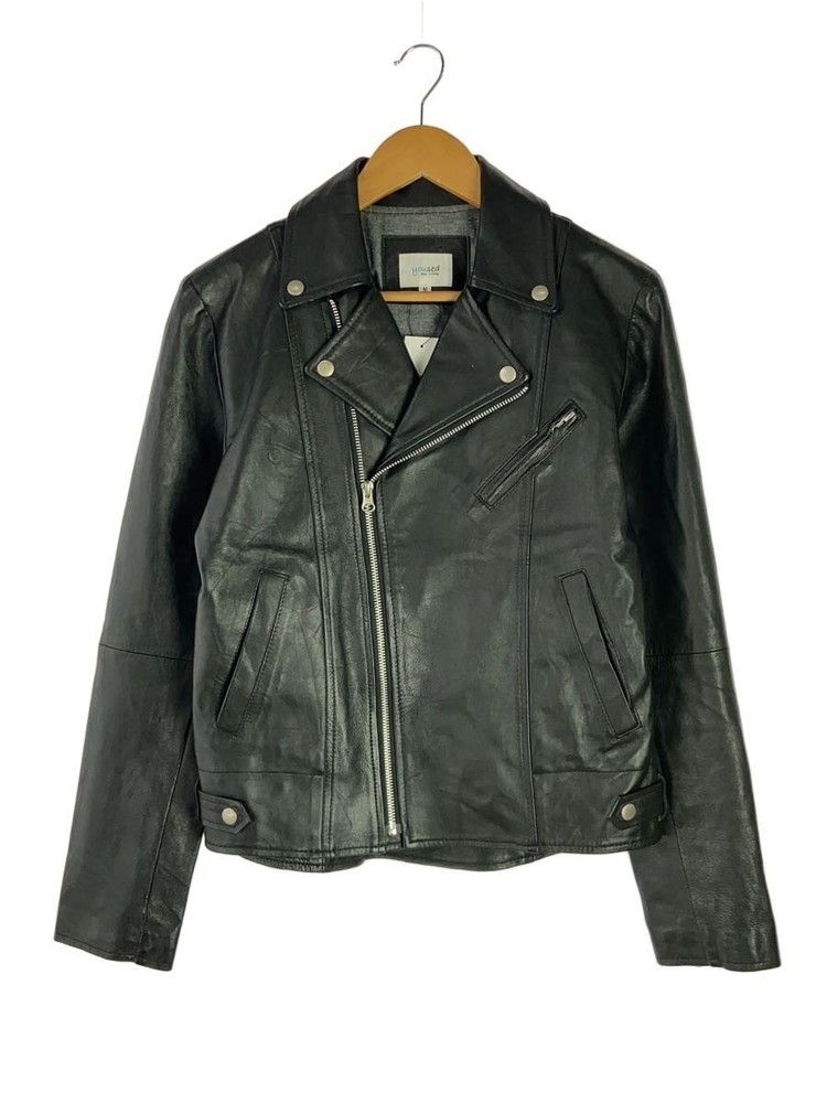 Yoused Double Riders Jacket/M/Leather/Blk/Plain 11001