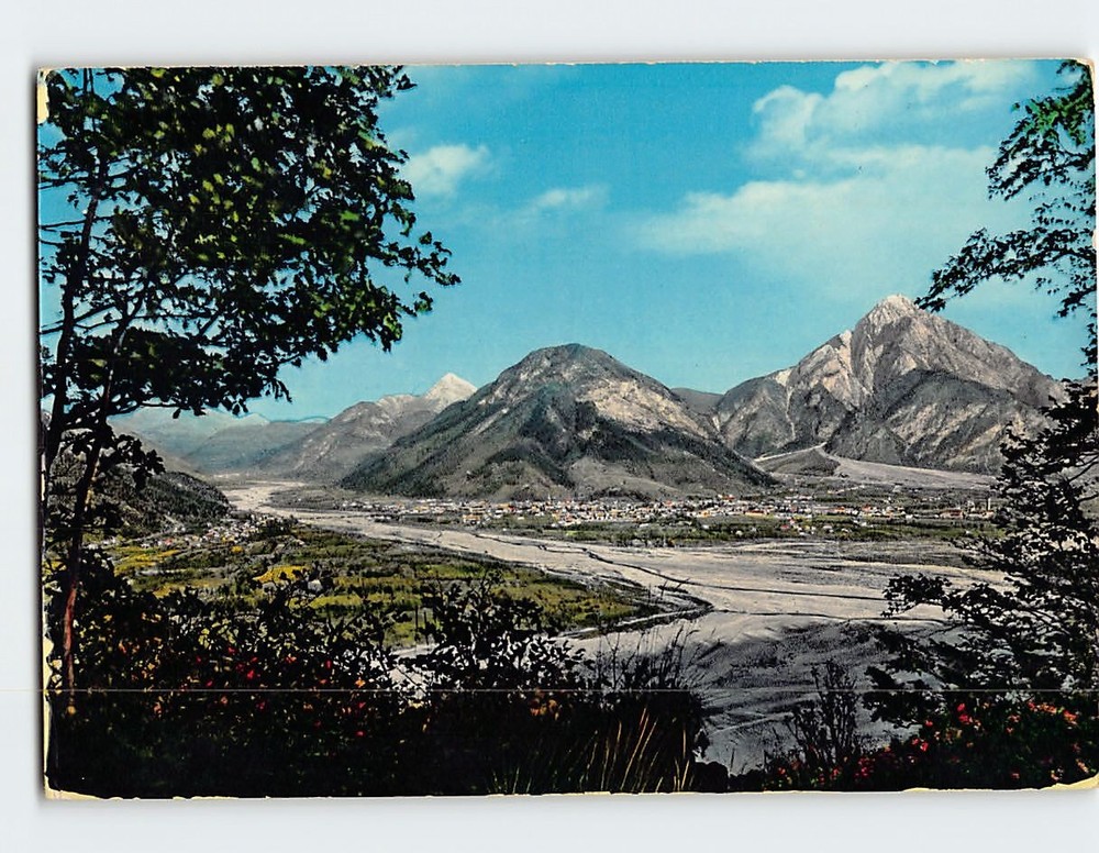 Postcard General View Of Tolmezzo Carnia Italy