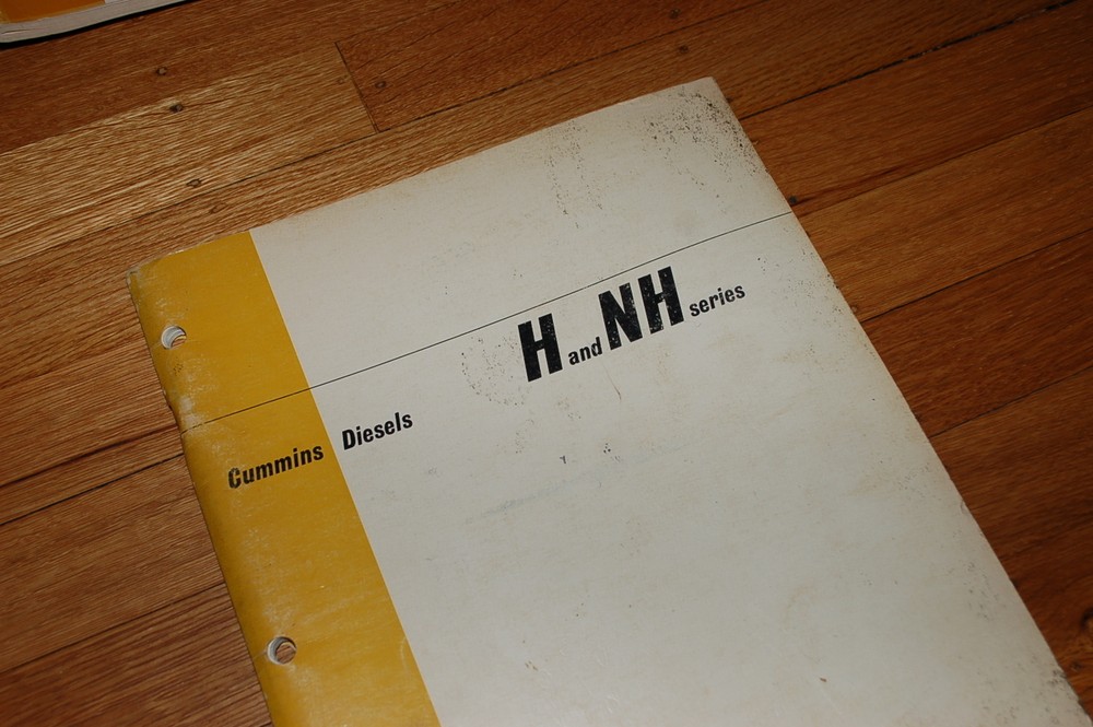 CUMMINS NH H SERIES Diesel Engine Owner Operator Operation Maintenance Manual