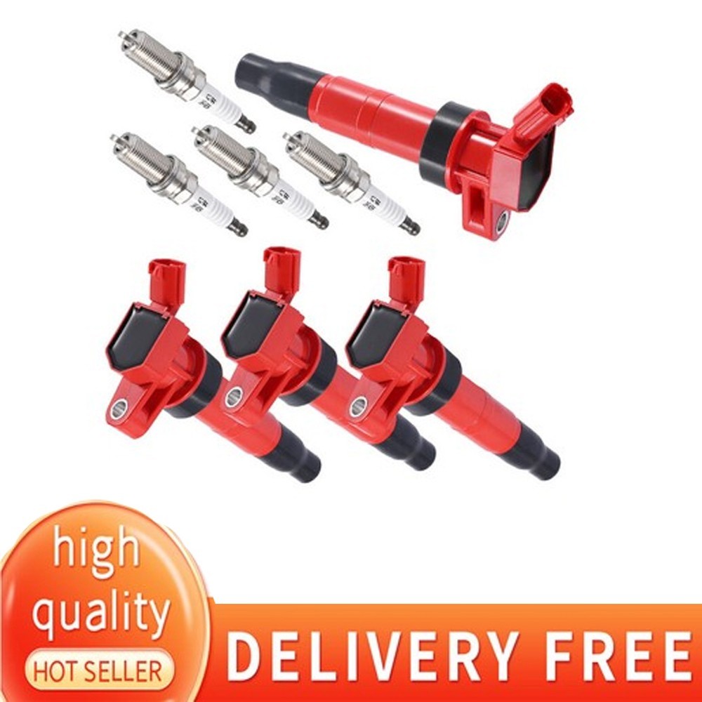 4X Ignition Coils + 4X Spark Plugs for 2011-2015 Kia Optima Sonata 2.4L L4 UF611