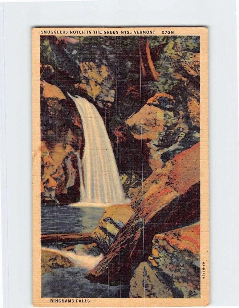 Postcard Smugglers Notch In The Green Mountains Vermont USA