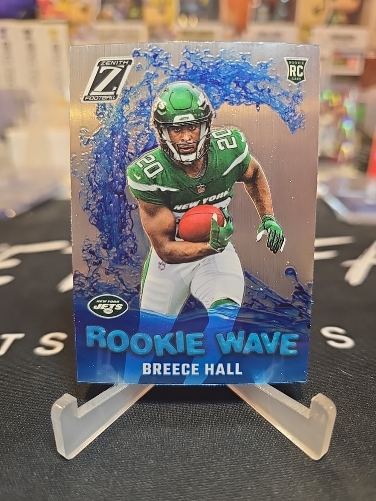 2022 Panini Zenith Breece Hall Rookie Wave #RW-BH Jets RC