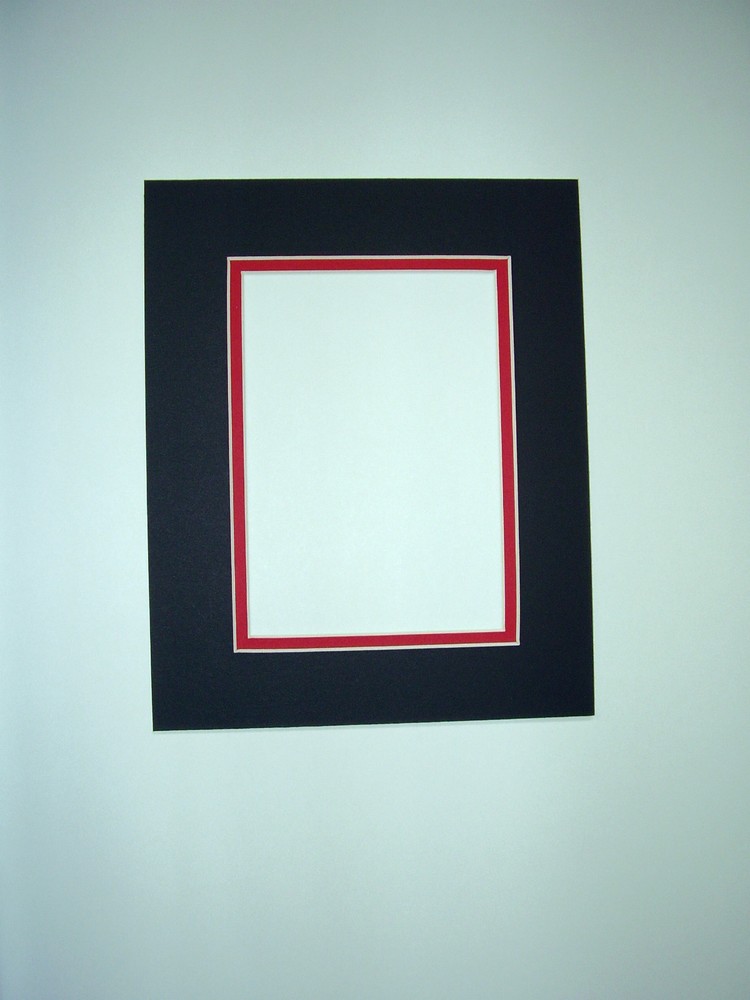 Picture Framing Double Mat 11x14 for CUSTOM SIZE 8x10.5 magazine