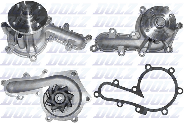 T254 DOLZ Water Pump, Engine Cooling for Toyota