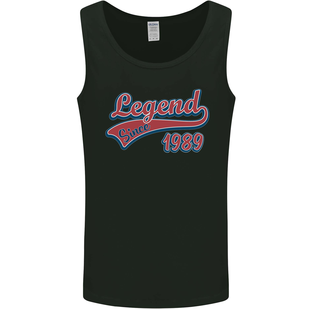 Legend Since 36th Birthday 1989 Mens Vest Tank Top
