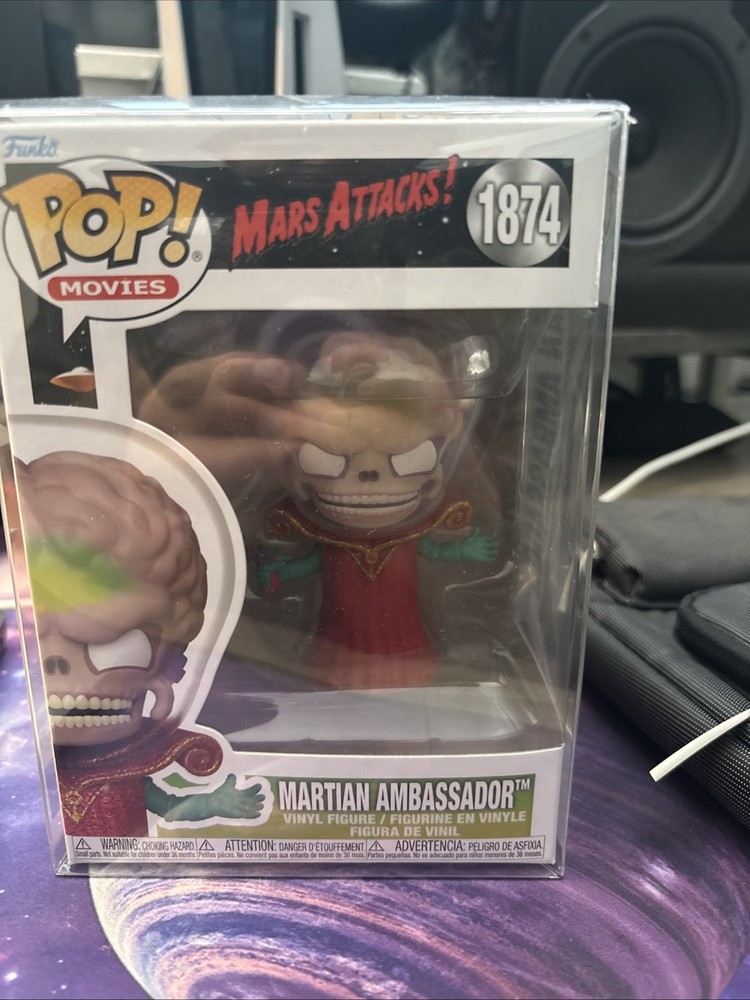 Funko Pop Mars Attacks: Martian Ambassador Figure w/ Protector