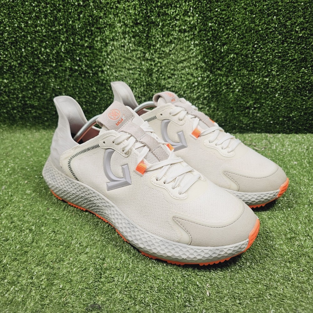 G/FORE MG4X2 Hybrid Cross Trainer Snow Nimbus Orange Golf Sneakers Mens 11.5