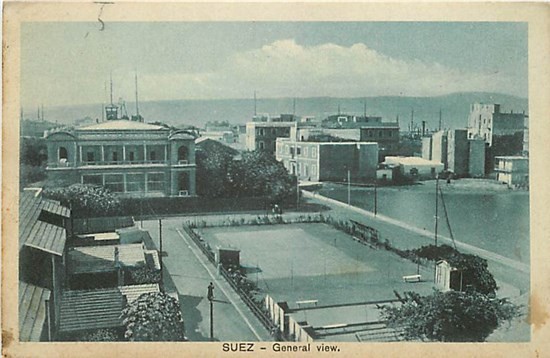 Egypt, Suez General View, The Cairo Post Card Trust Serie 604