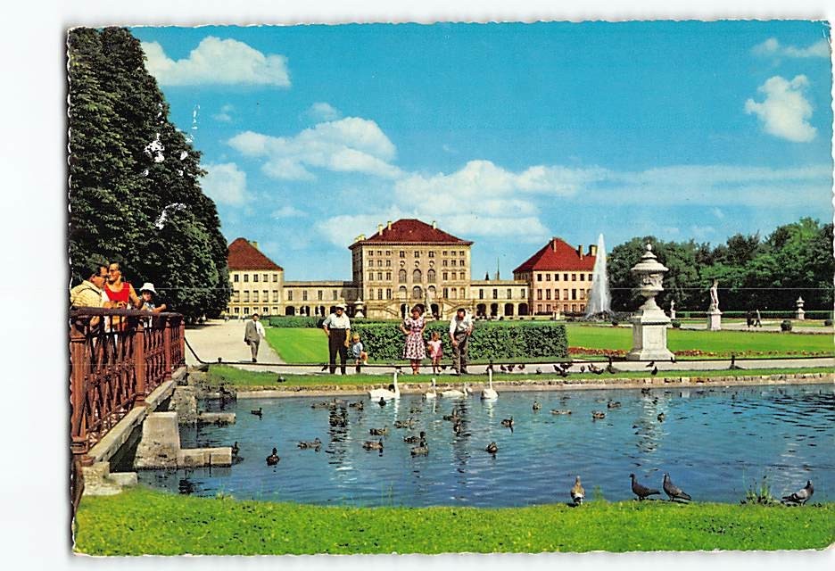 Postcard Schloss Nymphenburg Munich Germany