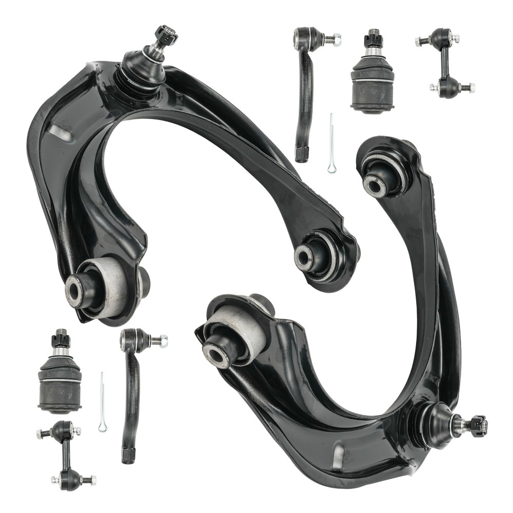For 2008-12 Honda Accord 8Pc Upper Control Arm Ball Joint Tie Rod End Suspension