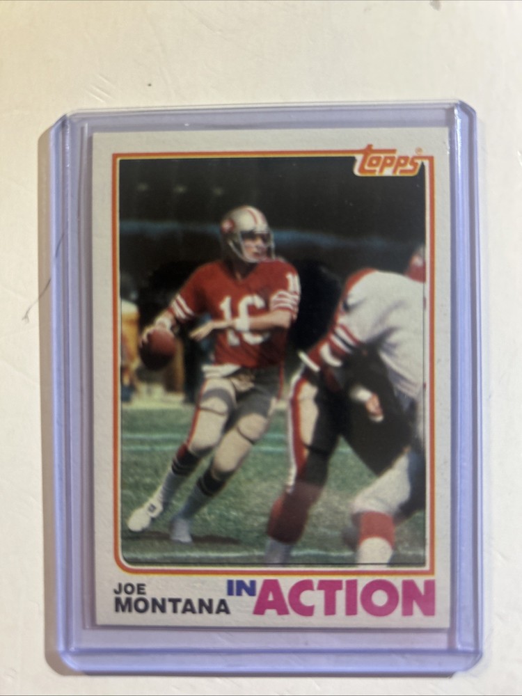 1982 Topps - In Action Joe Montana #489