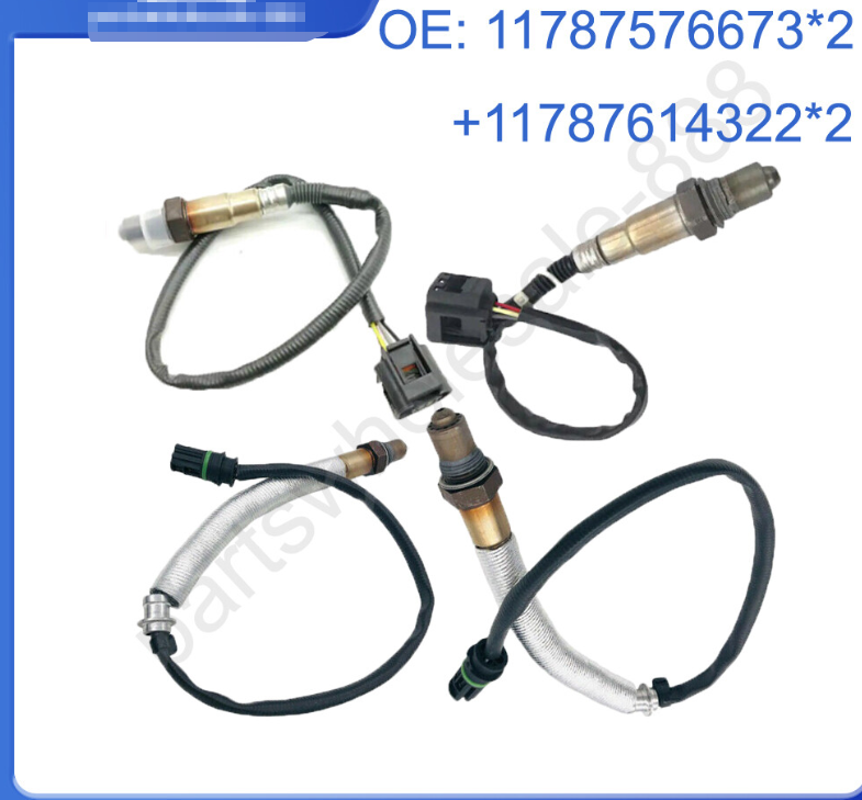 4Pcs Up+Downstream Oxygen O2 Sensor For BMW 550i xDrive Alpina B7 2011-2015 4.4L