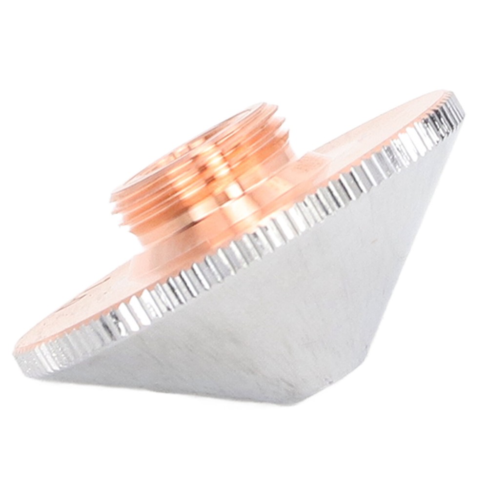 Laser Nozzle Double Layer 1.0mm Aperture Chrome Plated Copper Cutter Head for Laser Cutting