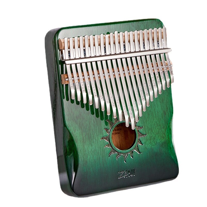 Acacia kalimba 17 21 key C fingerboard with beginners piano keyboard Spot goods-image