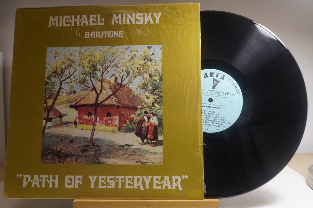 Baritone Michael Minsky Ukraine LP Path of Yesteryear