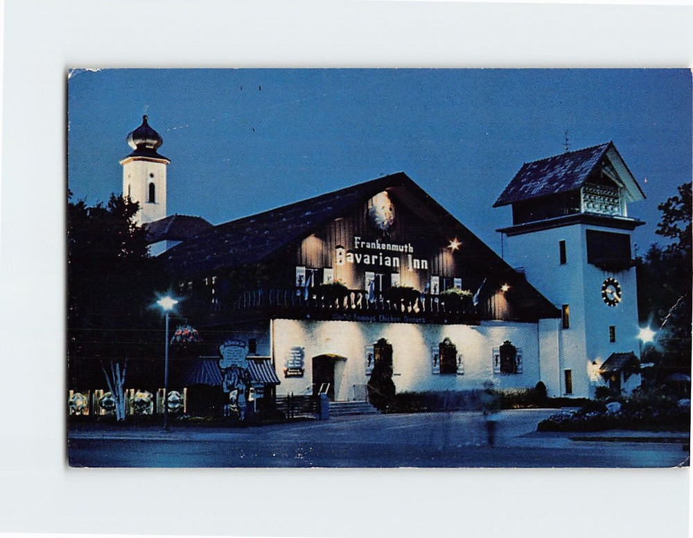 Postcard Frankenmuth Bavarian Inn Frankenmuth Michigan USA
