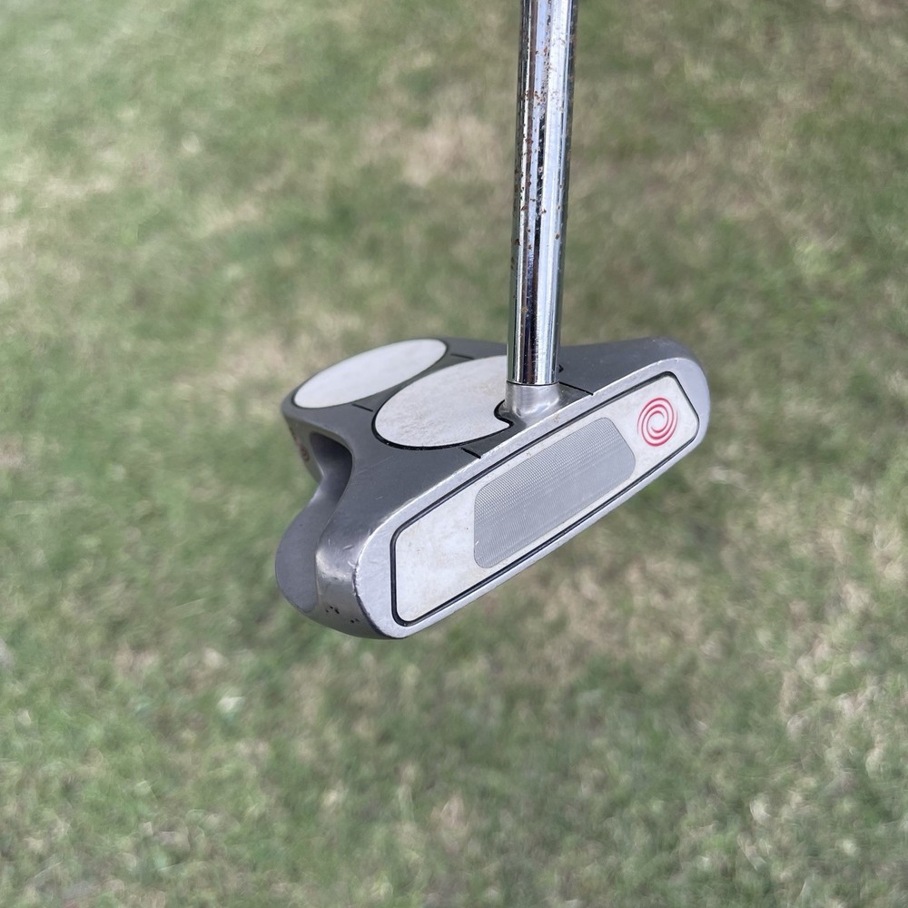 Odyssey 2 Ball CS White Steel Putter 35 Inch Needs New Grip