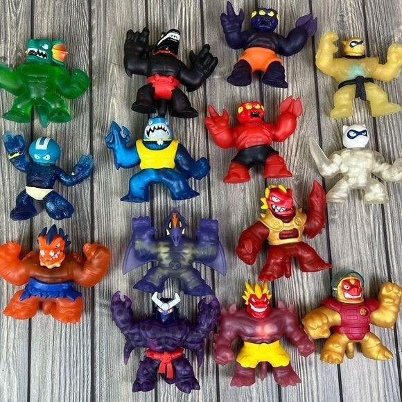 Heroes of Goo Jit Zu Action Heroes Figurines Toys Bundle Lot of 14