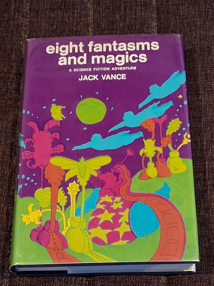 Jack Vance  Eight fantasms and magics HBDJ 1st printing stated