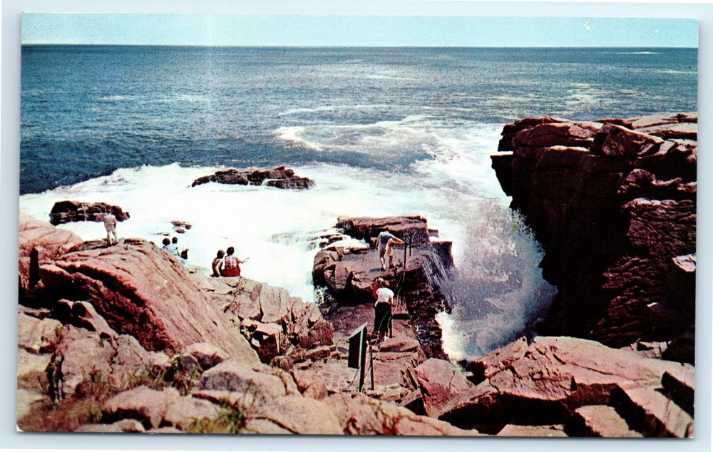 Vintage Postcard Acadia National Park, Mt. Desert Island Bar Harbor, Maine 1958-image