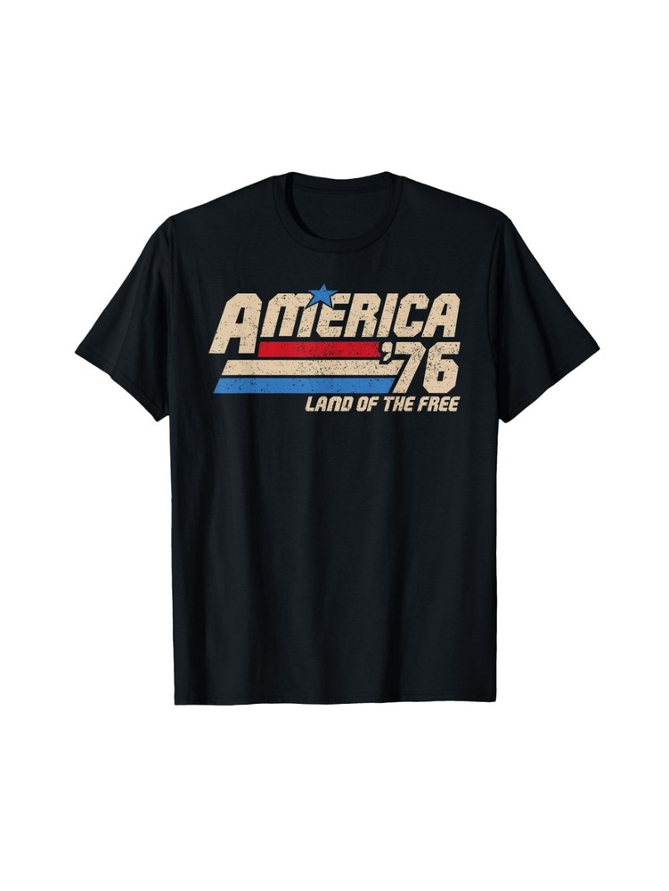 America 1776 Patriotic Vintage USA Flag Retro 4th of July T-Shirt