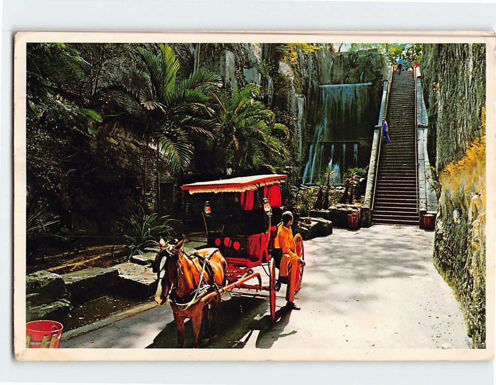 Postcard The Queens Staircase Nassau Bahamas