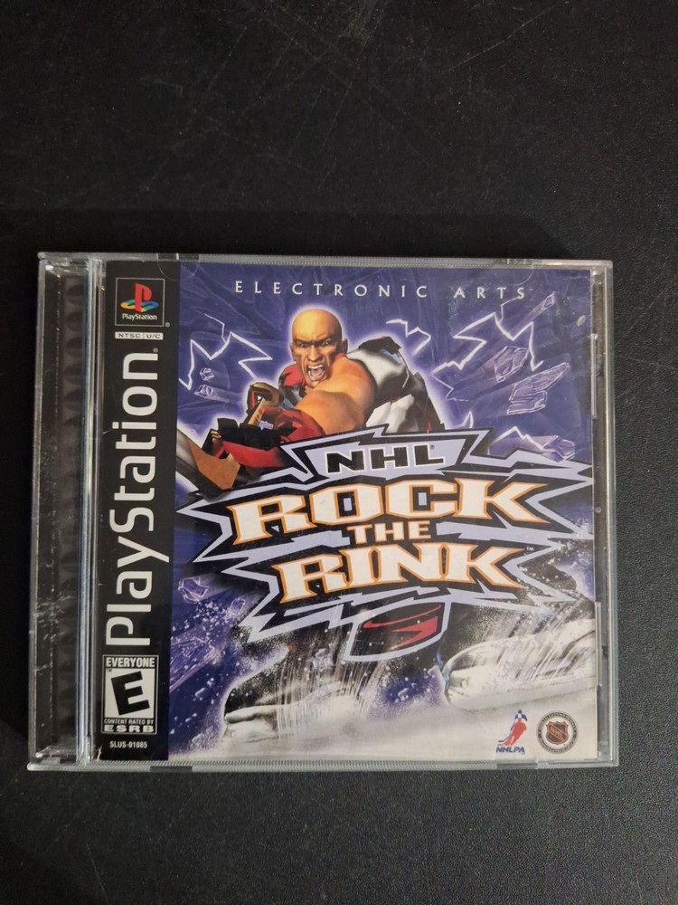 NHL Rock the Rink (Sony PlayStation 1, PS1, 2000) Complete With Manual