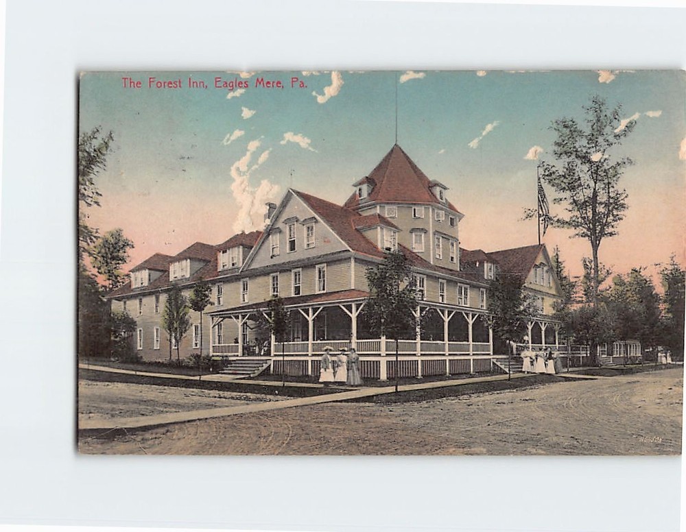 Postcard The Forest Inn Eagles Mere Pennsylvania USA
