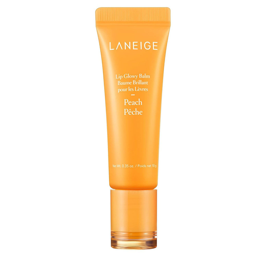 LANEIGE Lip Glowy Balm in Peach 0.15 oz Hydrating Glossy Tint with Shea Butter for Soft Lips