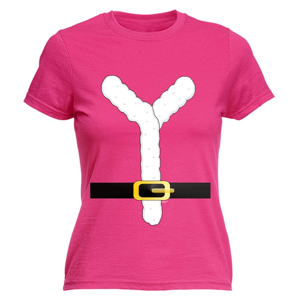 Christmas Santa Costume - Womens T Shirt Funny T-Shirt Novelty gift tshirt