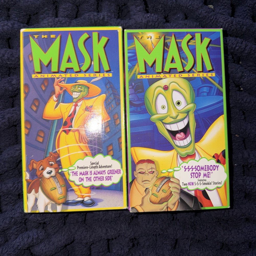 RARE!!!! Vintage The Mask: The Animated Series On VHS