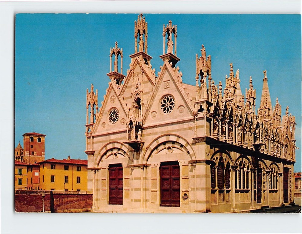 Postcard Chiesa di Santa Maria della Spina Pisa Italy