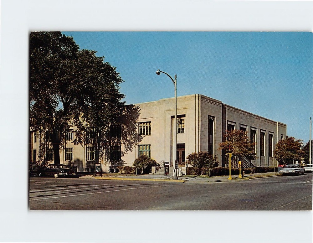 Postcard Moline Post Office Moline Illinois USA