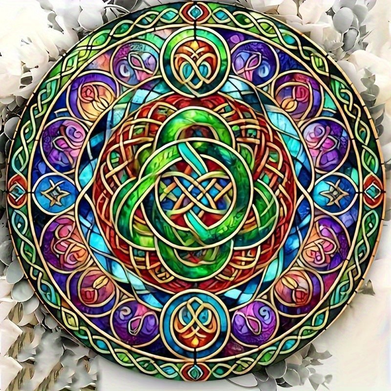 Celtic Harmony Aluminum Wall Decor Weatherproof Entrance Sign