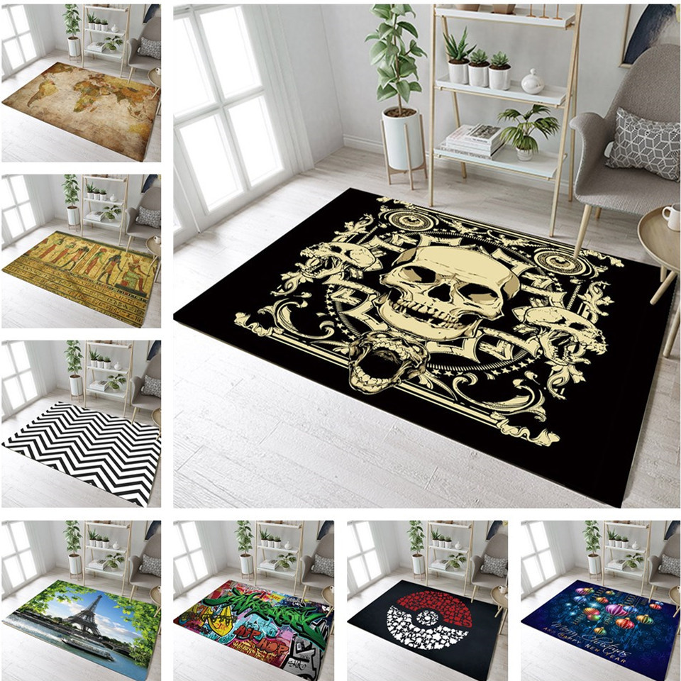 Abstract Soft Kids Carpet Yoga Mat for Living Room Floor Decor and Area Rugs-image