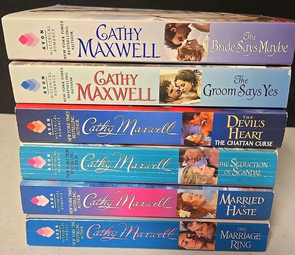 Lot Of 6 Historical Romances by Cathy Maxwell Very Good Condition