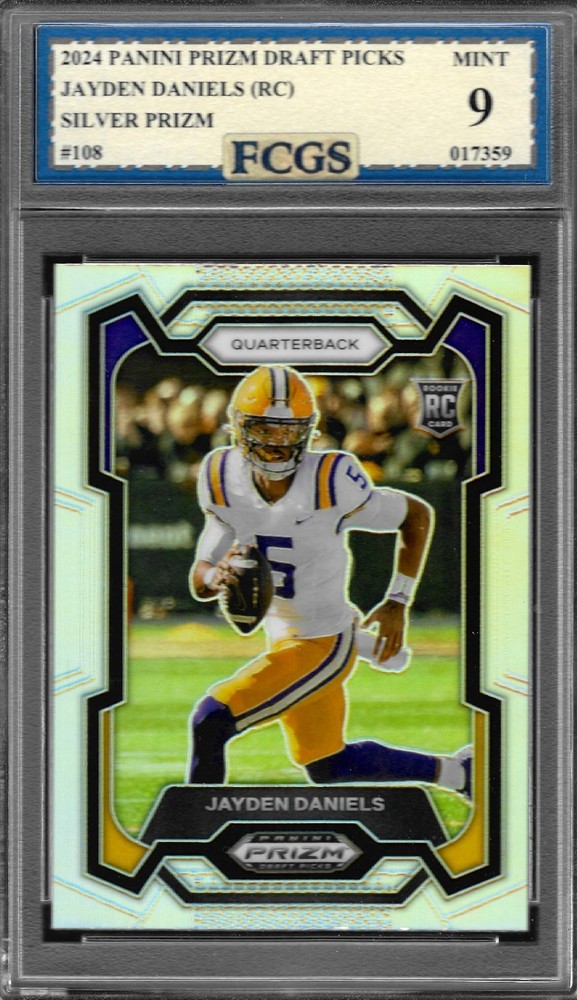 2024 Panini Prizm Draft Picks - Jayden Daniels #108 Silver Prizm (RC)