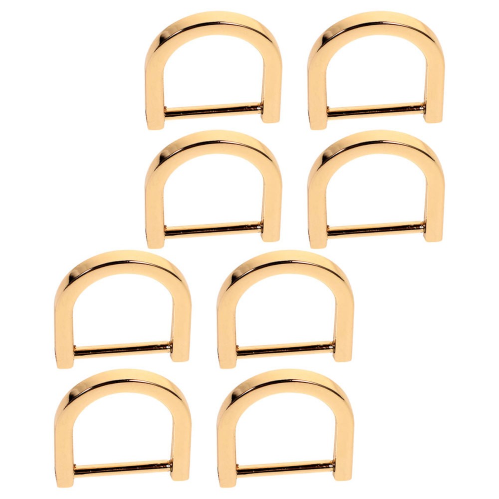 8-Piece D-Ring Buckles for Bags and Purse Making Supplies