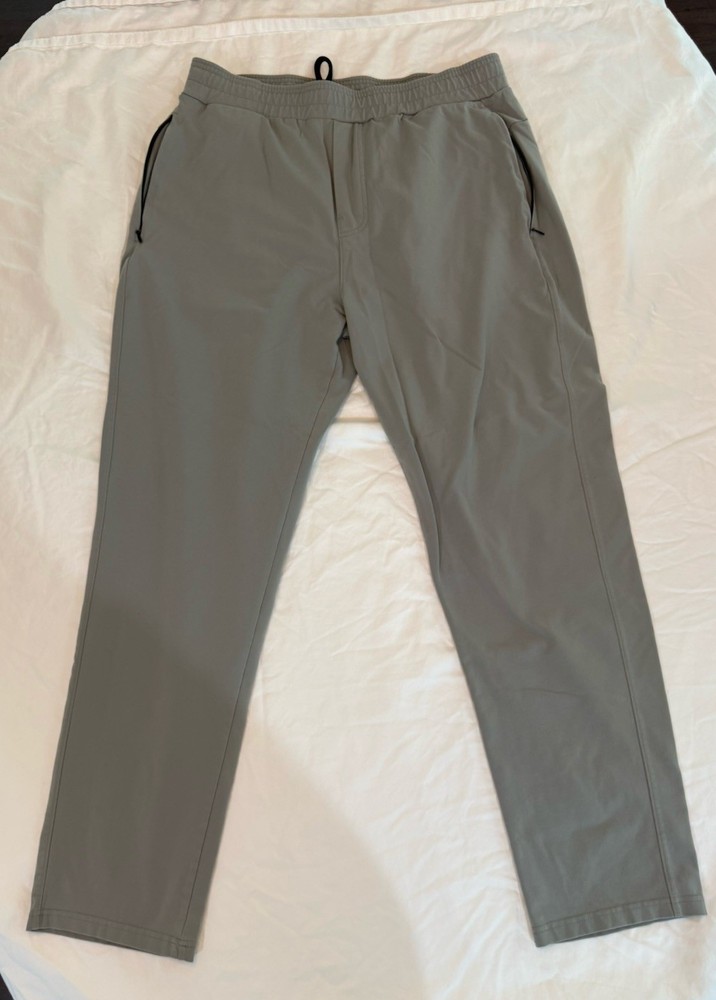 Public Rec Men's Gray Jogger Pants 36x32 Elastic Waist Drawstring Pockets