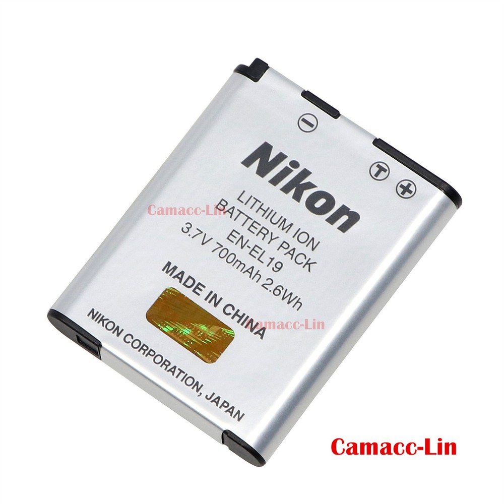 New Original Nikon EN-EL19 Battery for A100 A300 S32 S100 S2500 S2600 S2700