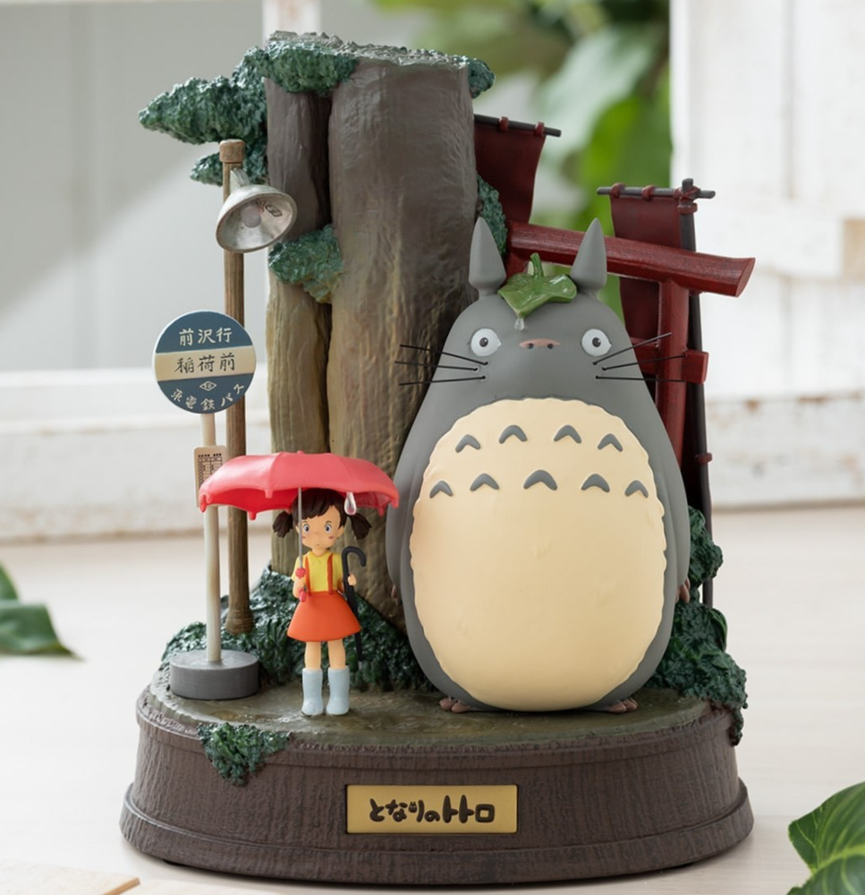 Studio Ghibli My Neighbor Totoro Poster Art Light Up Diorama Japan Limited NEW