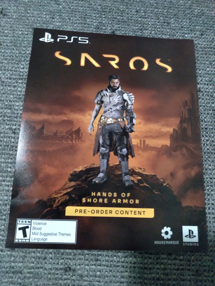 SAROS Pre-Order Bonus Content PlayStation 5