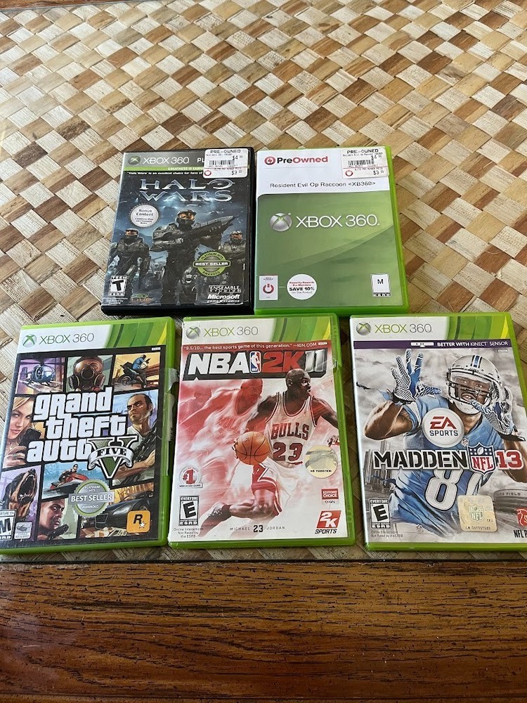 xbox 360 games lot