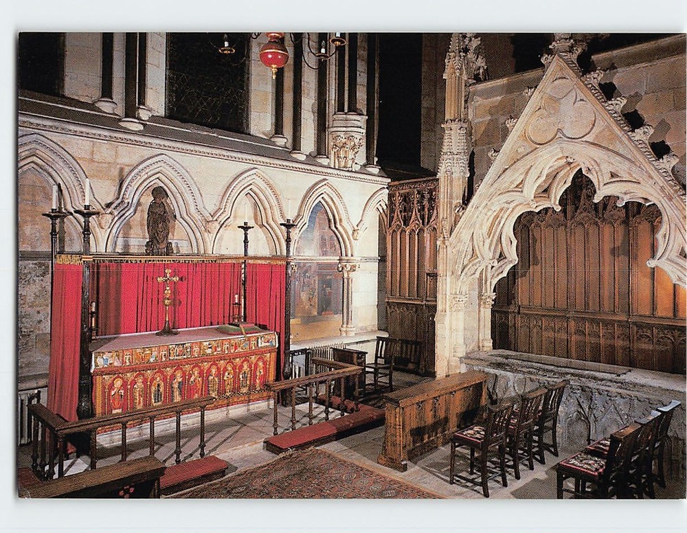 Postcard St. Nicholas Chapel York Minster England