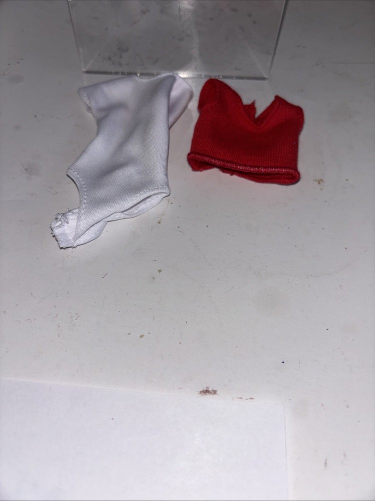 Barbie Clueless  Dionne Red Top And White Bodysuit For Doll New Clothes