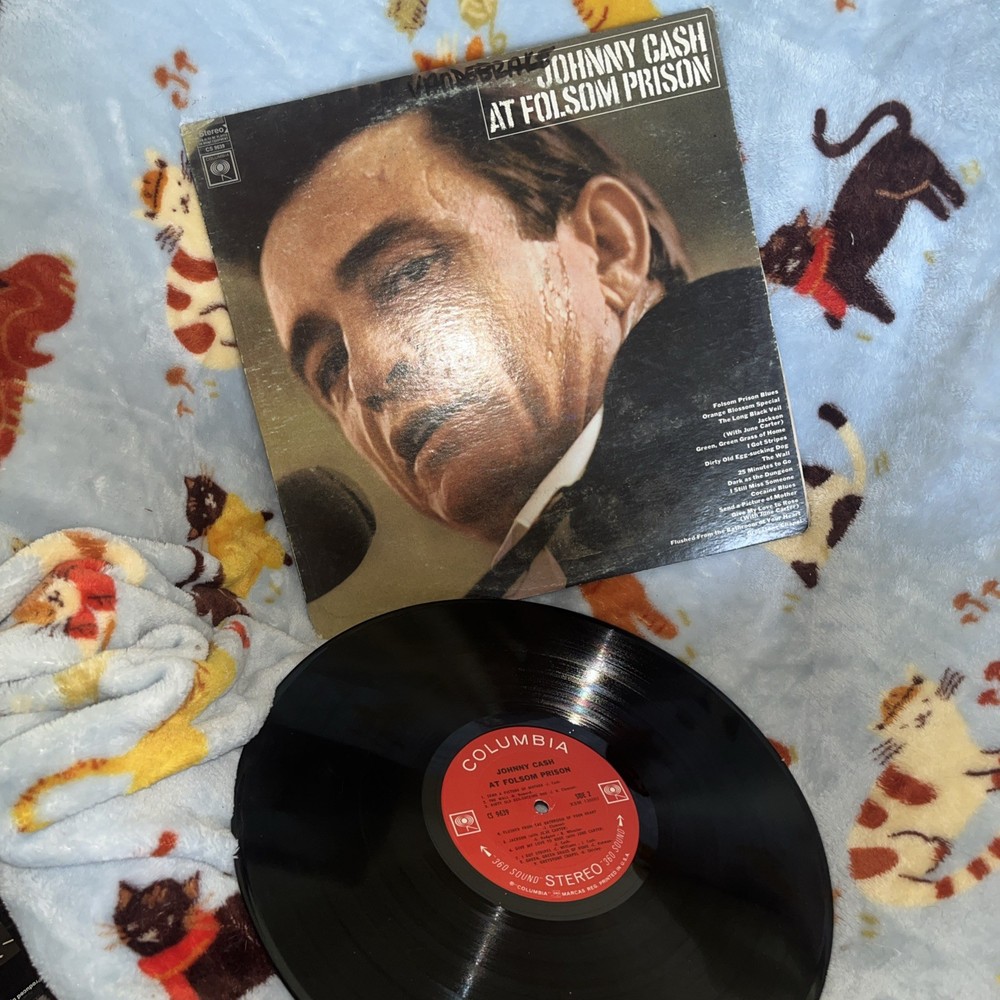 Johnny Cash – At Folsom Prison Vinyl LP 1968 Columbia Records – Classic Country
