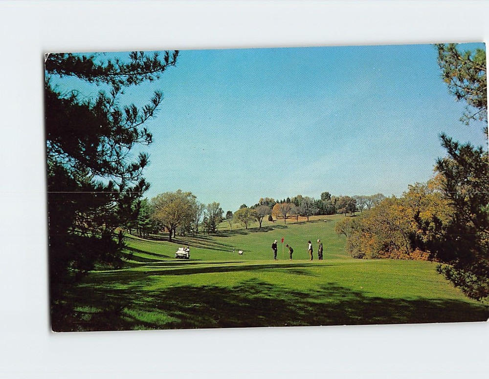 Postcard Golf Scene Oglebay Park Wheeling West Virginia USA
